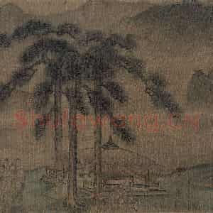 宋代《聘金图》国画人物工笔作品图片鉴赏