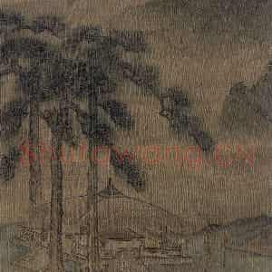 宋代《聘金图》国画人物工笔作品图片鉴赏