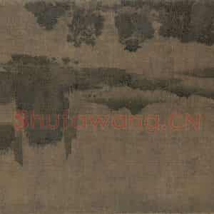 宋代《别苑春山图》国画山水工笔作品图片鉴赏