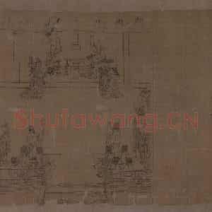 宋代 李公麟《孝经图》国画人物工笔作品图片鉴赏