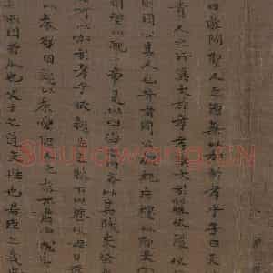 宋代 李公麟《孝经图》国画人物工笔作品图片鉴赏