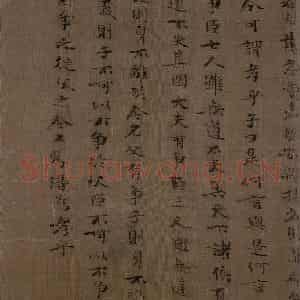 宋代 李公麟《孝经图》国画人物工笔作品图片鉴赏