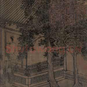 宋代 李唐（传）《晋文公复国图》国画人物工笔作品图片鉴赏