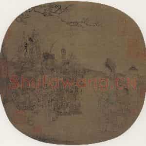 宋代 李嵩《货郎图》国画人物作品图片鉴赏