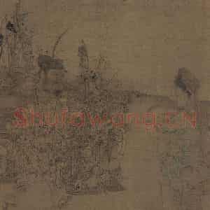 宋代 李嵩《货郎图》国画人物作品图片鉴赏