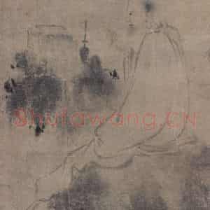 宋代 直翁(传)《药山李翱问道图》国画综合作品图片鉴赏