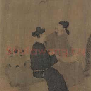 宋代《琉璃堂人物图》国画人物作品图片鉴赏