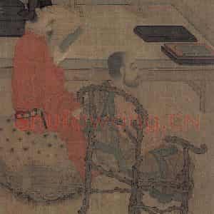 宋代《琉璃堂人物图》国画人物作品图片鉴赏