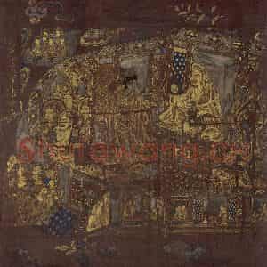 宋代《维摩诘经图》国画综合作品图片鉴赏