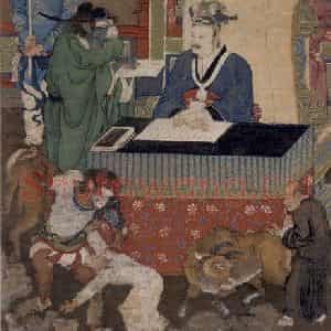 宋代 金处士《十王图》国画综合作品图片鉴赏