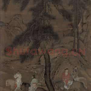 宋代《明皇幸蜀图》国画综合作品图片鉴赏