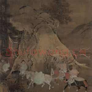 宋代《明皇幸蜀图》国画综合作品图片鉴赏