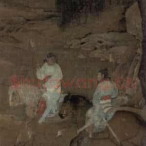 宋代《明皇幸蜀图》国画综合作品图片鉴赏
