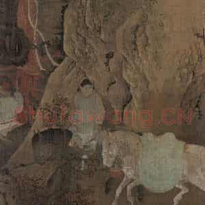 宋代《明皇幸蜀图》国画综合作品图片鉴赏