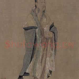 宋代 王利用《写神老君别号事实图》国画人物作品图片鉴赏