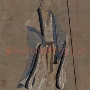宋代 王利用《写神老君别号事实图》国画人物作品图片鉴赏