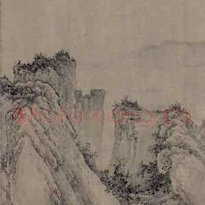 金代 太古遗民《江山行旅图》国画山水作品图片鉴赏