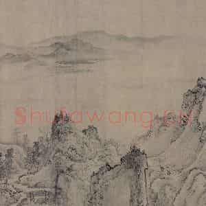 金代 太古遗民《江山行旅图》国画山水作品图片鉴赏