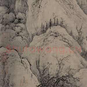 金代 太古遗民《江山行旅图》国画山水作品图片鉴赏
