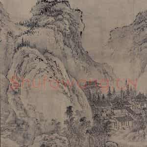 金代 太古遗民《江山行旅图》国画山水作品图片鉴赏