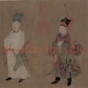 宋代《八公图》国画人物作品图片鉴赏