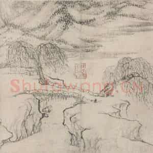宋代 乔仲常《后赤壁赋图》国画综合作品图片鉴赏