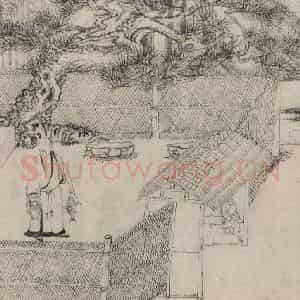 宋代 乔仲常《后赤壁赋图》国画综合作品图片鉴赏