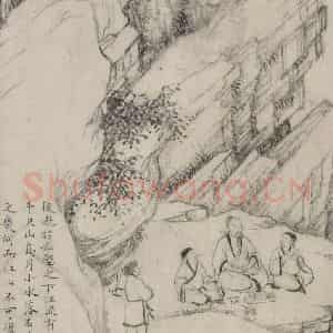 宋代 乔仲常《后赤壁赋图》国画综合作品图片鉴赏