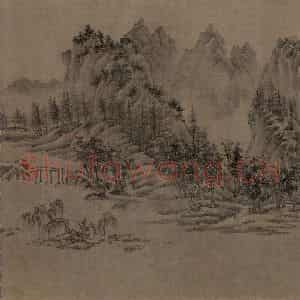 宋代 江参《林峦积翠图》国画花鸟作品图片鉴赏