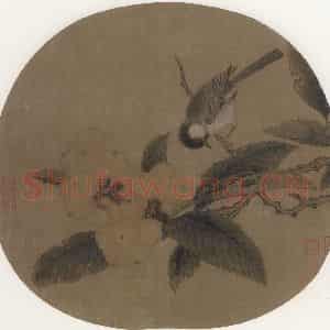 宋代《枇杷雀图》国画花鸟作品图片鉴赏