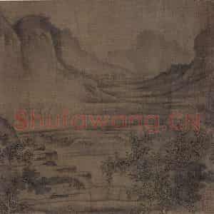 宋代 郭熙《溪山秋霁图》国画山水作品图片鉴赏