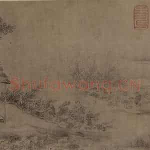 宋代 马和之《陈风图》国画综合作品图片鉴赏