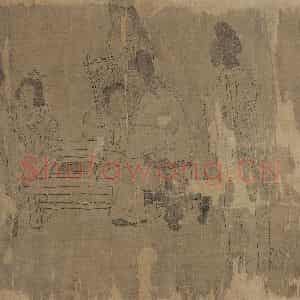 宋代《宫中图》国画人物作品图片鉴赏