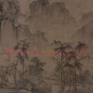 宋代 郭熙《溪山秋霁图》国画山水作品图片鉴赏