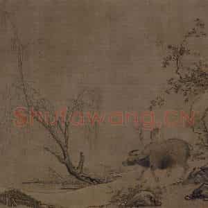 宋代《归牧图》国画综合作品图片鉴赏
