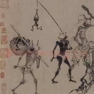 宋代《云起楼图》国画山水作品图片鉴赏