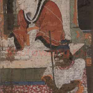 宋代 陆信忠《宋帝王》国画人物工笔作品图片鉴赏