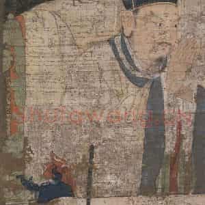 宋代 陆信忠《五道转轮王》国画人物工笔作品图片鉴赏