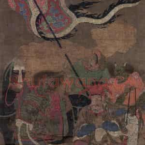 宋代《冥使王》国画人物工笔作品图片鉴赏