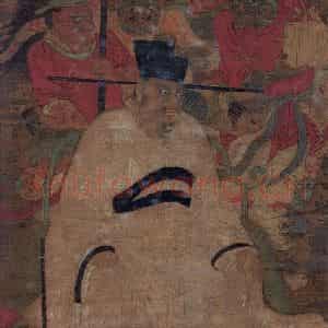 宋代《宋帝王》国画人物工笔作品图片鉴赏
