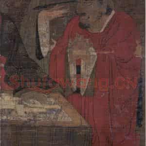 宋代《阎罗王》国画人物工笔作品图片鉴赏