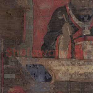 宋代《阎罗王》国画人物工笔作品图片鉴赏