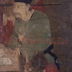 宋代《变成王》国画人物工笔作品图片鉴赏