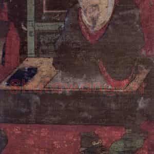 宋代《泰山王》国画人物工笔作品图片鉴赏