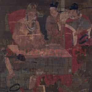 宋代《都市王》国画人物工笔作品图片鉴赏