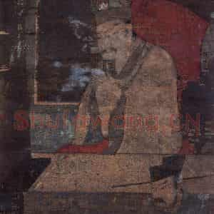 宋代《五道转轮王》国画人物工笔作品图片鉴赏