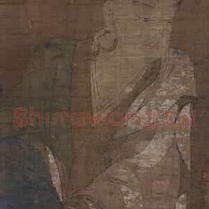 宋代《罗汉图(一)》国画人物工笔作品图片鉴赏