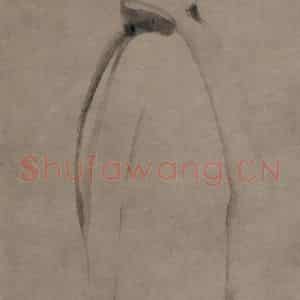 宋代 梁楷《李白吟行图》国画人物写意作品图片鉴赏