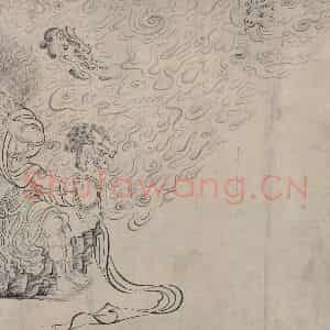 宋代《送子天王图》国画人物作品图片鉴赏