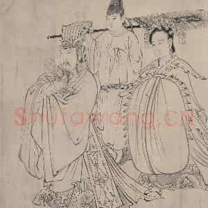 宋代《送子天王图》国画人物作品图片鉴赏